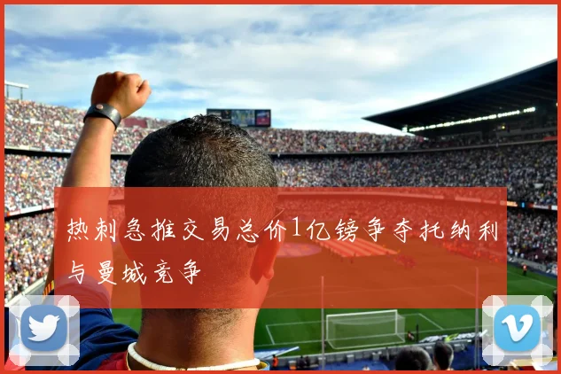 热刺急推交易总价1亿镑争夺托纳利与曼城竞争